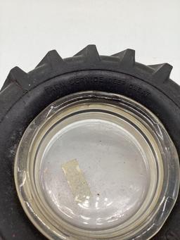 1950's Brunswick Oklahoma Tire & Supply Tractor Tire Ashtray