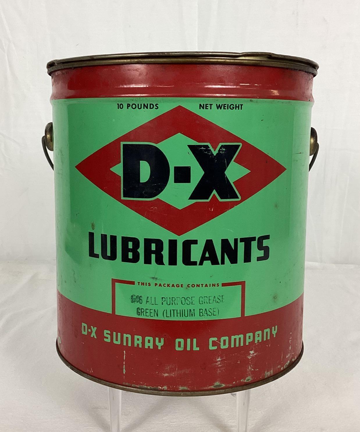 Sunray D-X 10lb Grease Pail Tulsa, OK