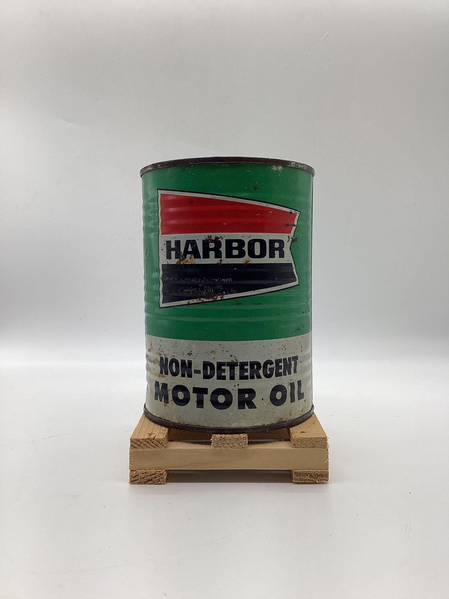 Rare Harbor Non-Detergent Motor Oil Quart Oil Can Tulsa, OK