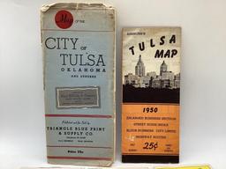 Five Tulsa, Oklahoma City Road Maps