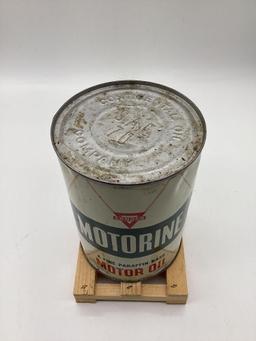 Conoco Motorine Quart Oil Can