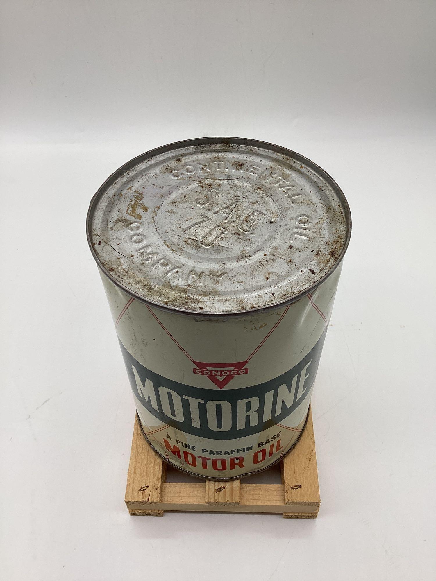 Conoco Motorine Quart Oil Can