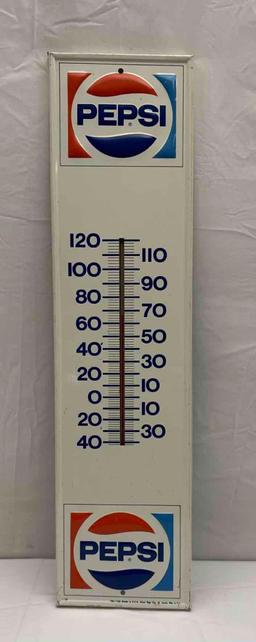 1973 Embossed Pepsi Thermometer