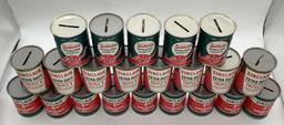 22 Sinclair Paper Label Mini Coin Banks