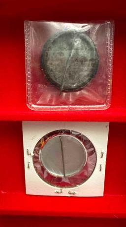 Two Franklin Delano Roosevelt Celluloid Pinbacks