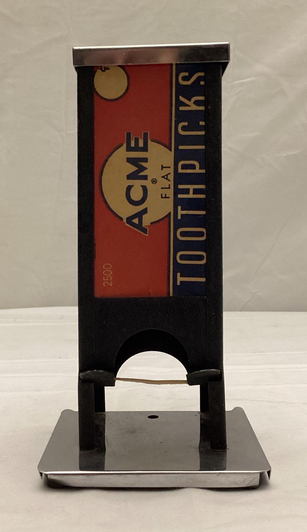 Early Toothpick Dispenser w/ Acme Box