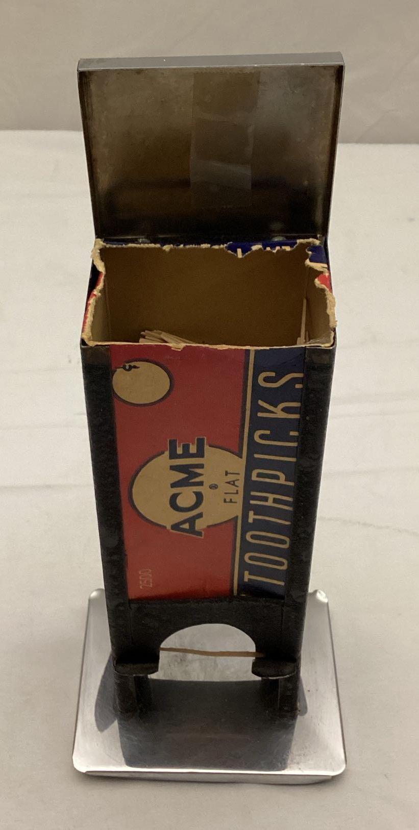 Early Toothpick Dispenser w/ Acme Box