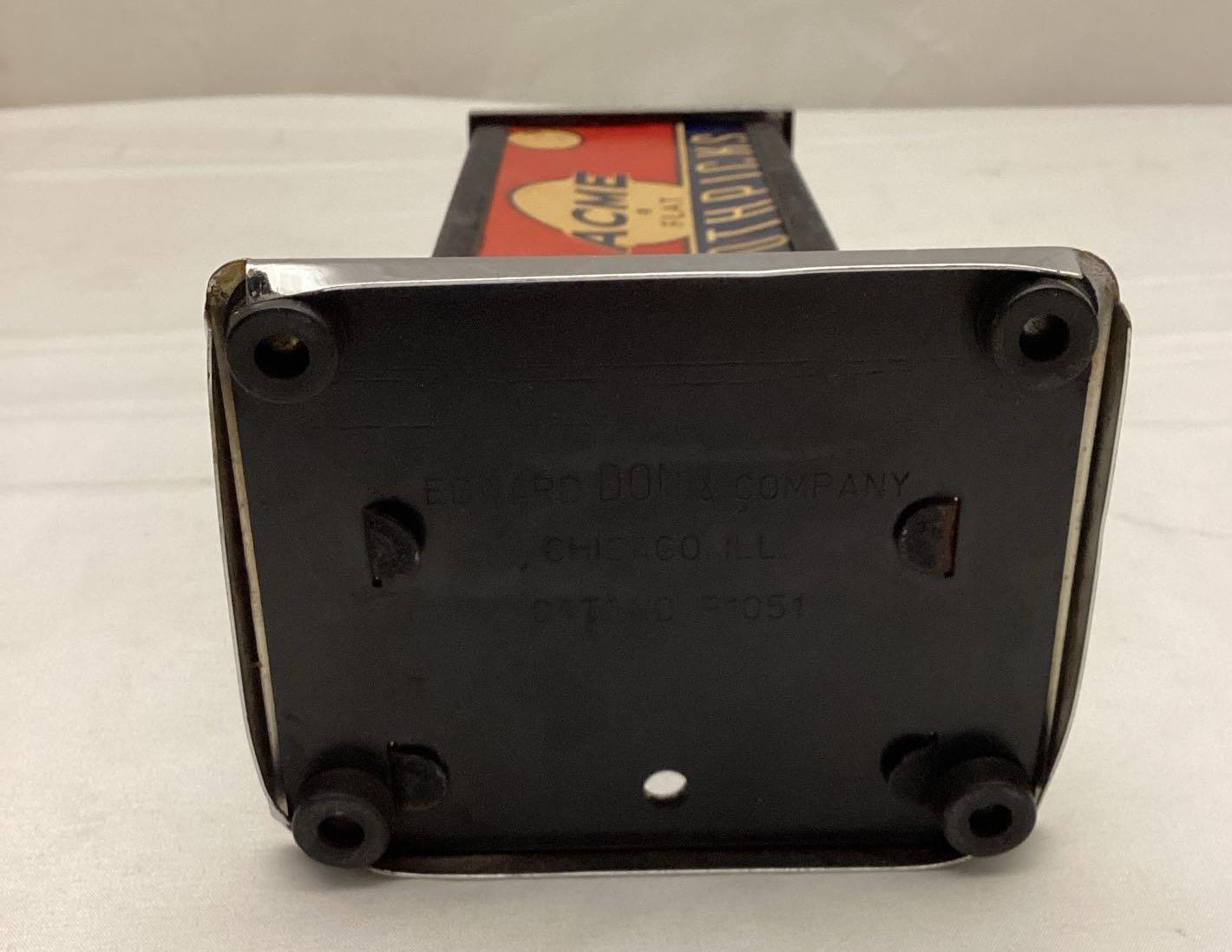Early Toothpick Dispenser w/ Acme Box