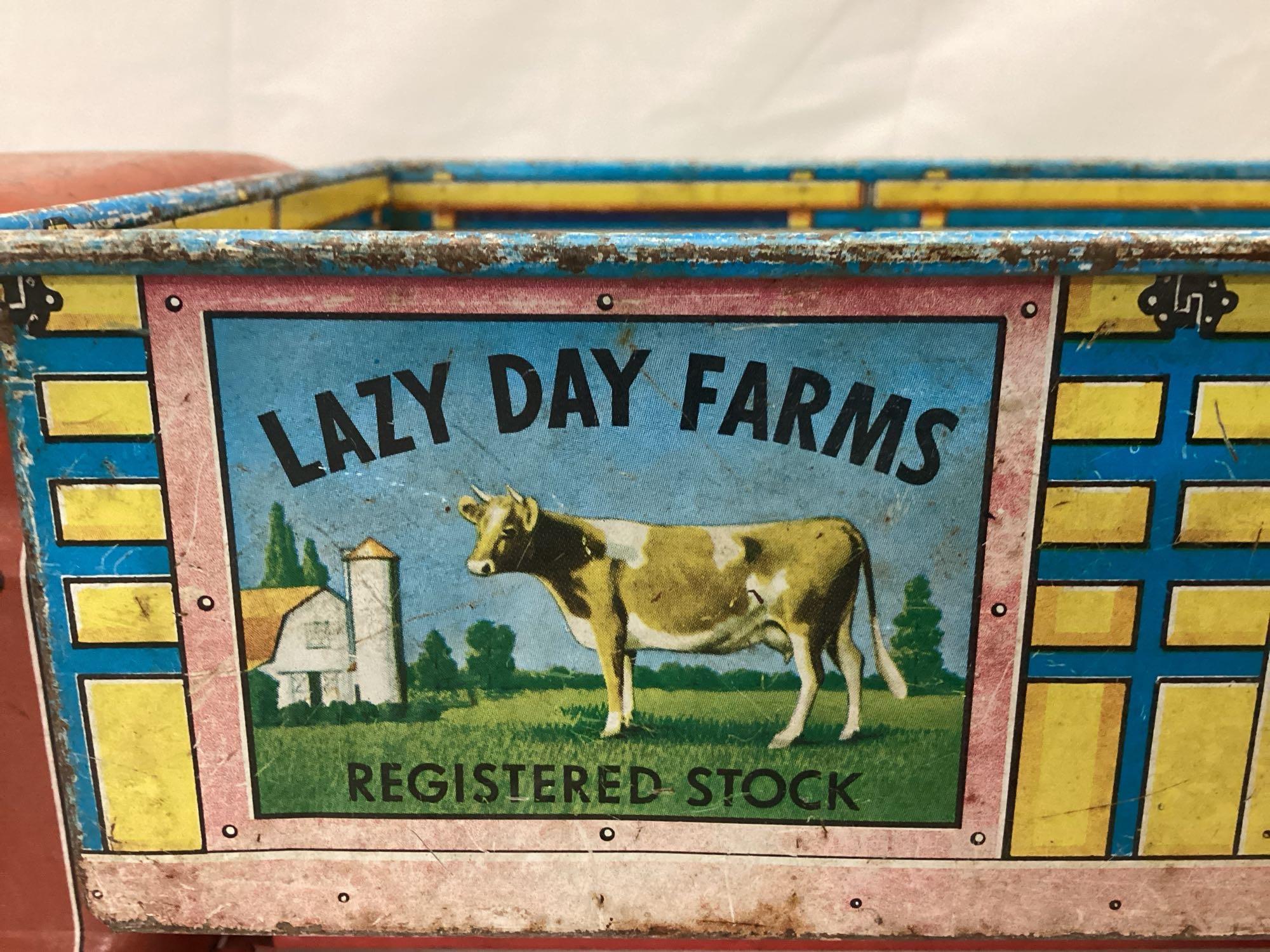 Marx Lazy Day Farms Metal Truck