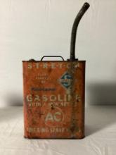 Skelly Keotane AC Delco Spark Plugs 2 Gallon Gas Can