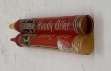 Two Skelly Test Tube Handy Oilers