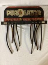 Purolator Flex Hose Sign Rack w/ Hoses