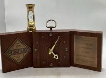 Skelly Dealer Award Desk Clock