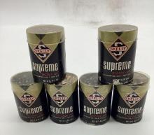 Six Skelly Supreme Oil Can Wood Stick Matches