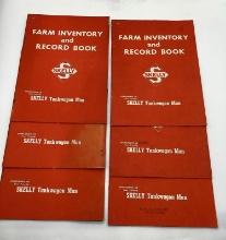Six Skelly Farm Inventory Record Books