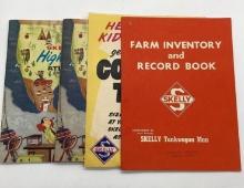 3 Skelly Comics and Farm Record Book