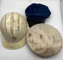 Skelly Hard Hat and Two Filling Station Caps