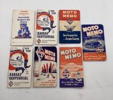 Seven Different Skelly Moto Meter Notebooks
