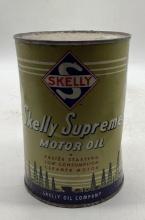 Skelly Supreme Quart Oil Can