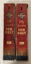 Two Vintage Skelly Fan Belts