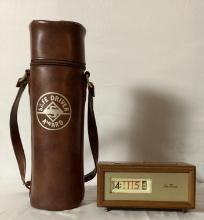 Skelly Coffee Bottle Set and Desk Clock