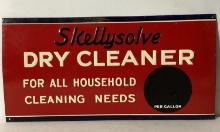 Skellysolve Dry Cleaner Tin Sign NOS