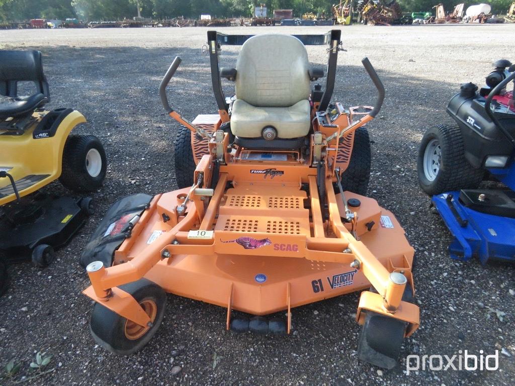 SCAG TURF TIGER ZERO TURN MOWER (SERIAL # K1903025)
