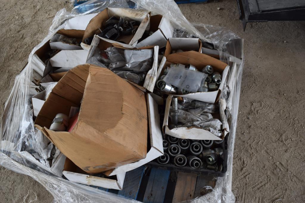 PALLET OF ASSORTED HYDRAULIC FITTINGS