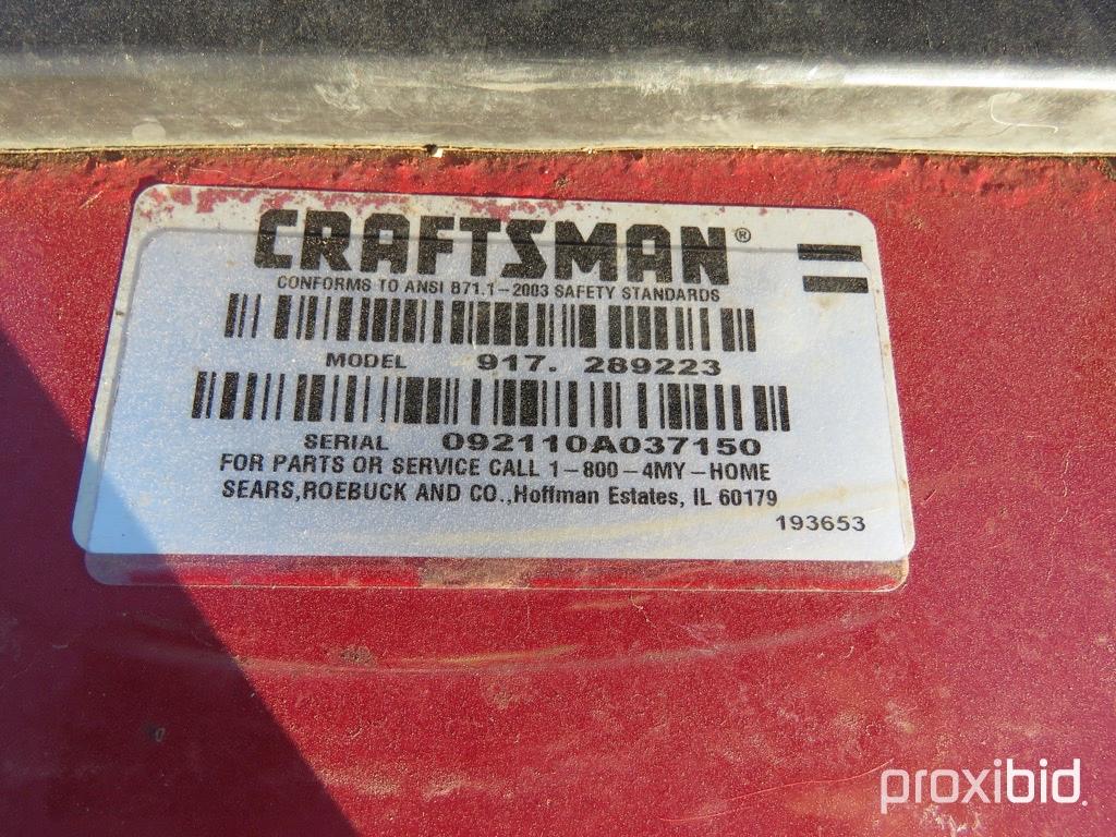 CRAFTSMAN YTS3000 RIDING MOWER AND LAWN TRAILER  (SERIAL # 092110A037150
