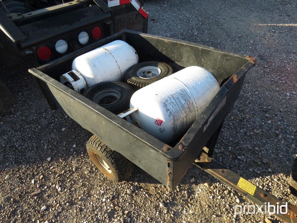 CRAFTSMAN YTS3000 RIDING MOWER AND LAWN TRAILER  (SERIAL # 092110A037150