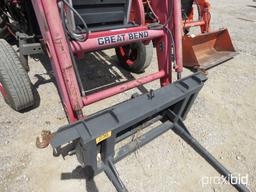 MF 1085 TRACTOR W/ GREAT BEND 440 LOADER (SERIAL # 9B76027) (SHOWING APPX 4,788 HOURS)