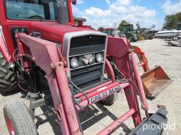 MF 1085 TRACTOR W/ GREAT BEND 440 LOADER (SERIAL # 9B76027) (SHOWING APPX 4,788 HOURS)