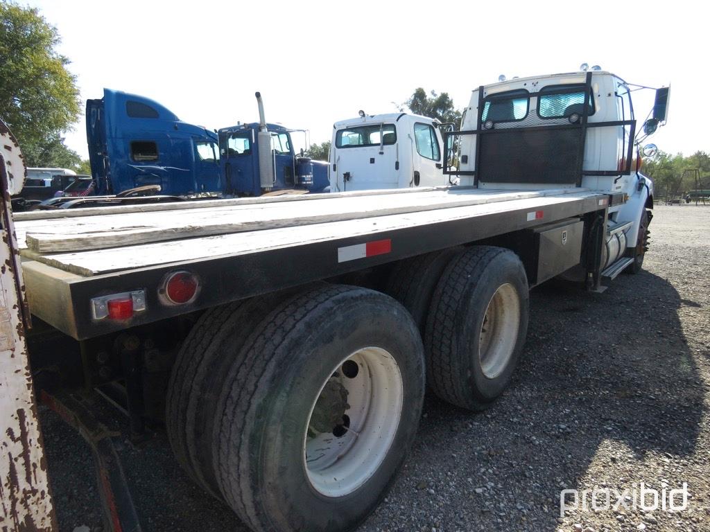 2000 STERLING BOOM TRUCK VIN # 2FWYJEDB7YAB51963 (SHOWING APPX 124,799 MILES) (TITLE ON HAND AND WIL