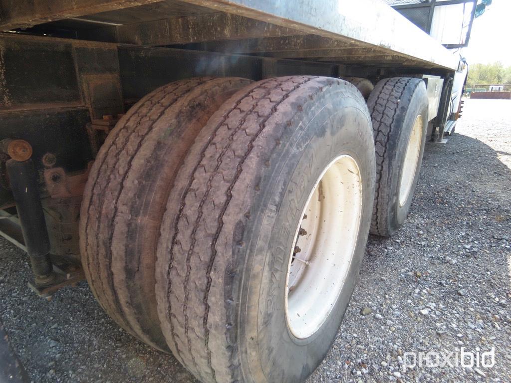 2000 STERLING BOOM TRUCK VIN # 2FWYJEDB7YAB51963 (SHOWING APPX 124,799 MILES) (TITLE ON HAND AND WIL