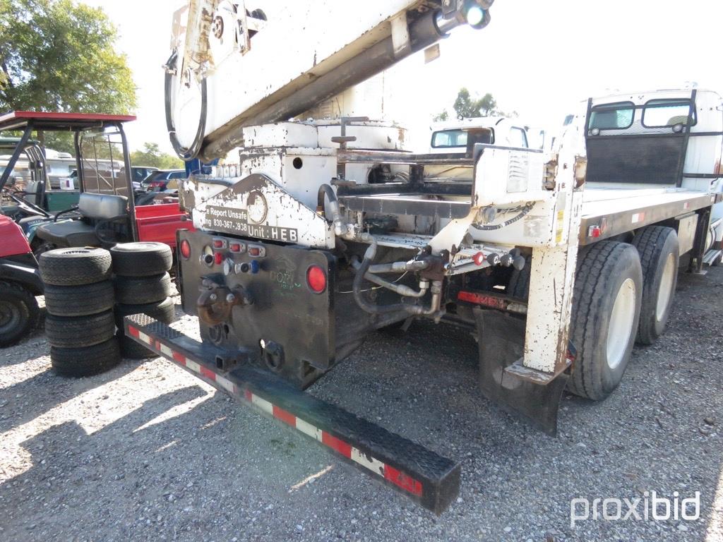 2000 STERLING BOOM TRUCK VIN # 2FWYJEDB7YAB51963 (SHOWING APPX 124,799 MILES) (TITLE ON HAND AND WIL