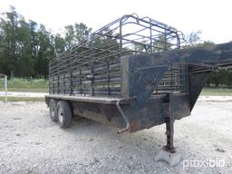 16' GOOSENECK CATTLE TRAILER VIN # 7908