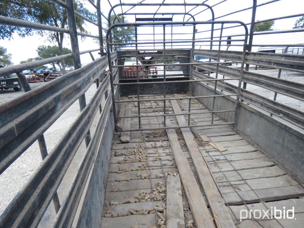 16' GOOSENECK CATTLE TRAILER VIN # 7908