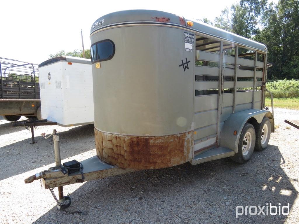 1999 5' X 12'  CATTLE TRAILER (VIN # 140FB12C3YA039869) (MSO ON HAND AND WILL BE MAILED CERTIFIED WI