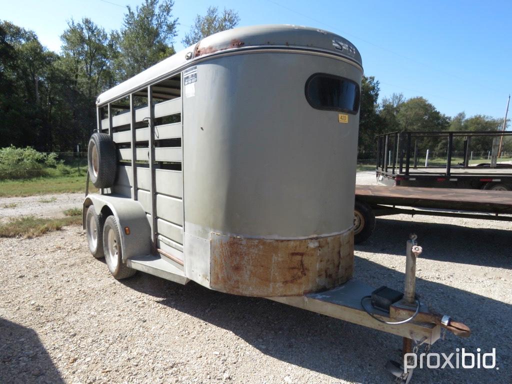 1999 5' X 12'  CATTLE TRAILER (VIN # 140FB12C3YA039869) (MSO ON HAND AND WILL BE MAILED CERTIFIED WI
