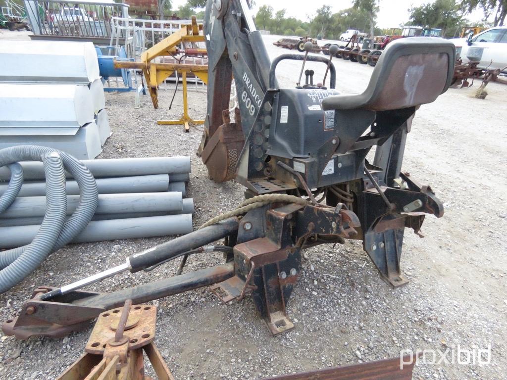 BRADCO 609 BACKHOE 3PT OR SKID STEER