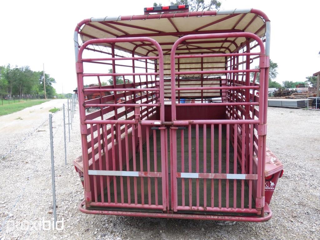 2003 CM 16' GOOSENECK CATTLE TRAILER (VIN # 49TSG162031061144) (TITLE ON HAND AND WILL BE MAILED CER