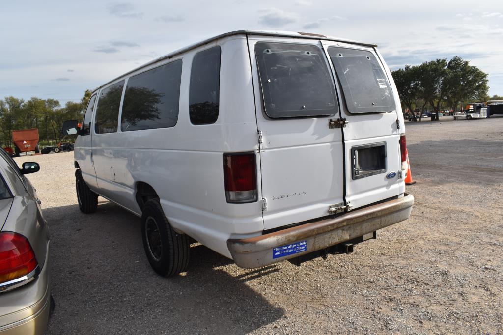 1995 FORD VAN (VIN # 1FBJS31H4SHA13220) (SHOWING APPX 237,152 MILES, UP TO BUYER TO DO THEIR DUE DIL