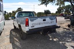 1994 CHEVROLET 3500 PICKUP (1GCGC34K6RE236641) (SHOWING APPX 88,063 MILES, UP TO BUYER TO DO THEIR D