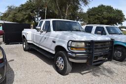 1997 FORD F350 PICKUP POWERSTROKE 4X4 (VIN # 1FTHX26F4VED17795) (SHOWING APPX 168,850 MILES, UP TO B