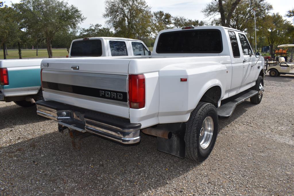 1997 FORD F350 PICKUP POWERSTROKE 4X4 (VIN # 1FTHX26F4VED17795) (SHOWING APPX 168,850 MILES, UP TO B