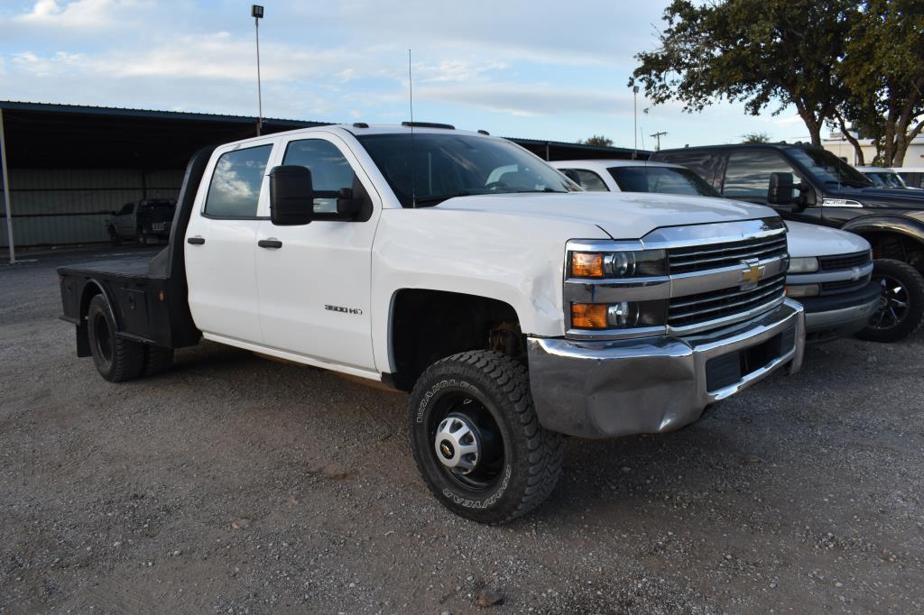 2015 CHEVROLET 3500 PICKUP H.D. (VIN # 1GB4CYCG8FF536818) (TITLE ON HAND AND WILL BE MAILED CERTIFIE