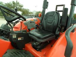 KUBOTA M6060 TRACTOR W/ KUBOTA LA1154 LOADER (SERIAL # 59120) (SHOWING APPX 924 HOURS, UP TO BUYER T