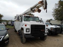 1989 IH BUCKET TRUCK (VIN # 1HTLDZZP5KH662685) (SHOWING APPX 153,529 MILES, UP TO BUYER TO DO THEIR