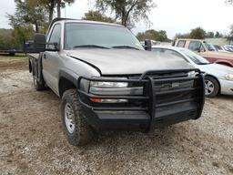 2001 CHEVROLET 2500HD DURAMAX (NEEDS INJECTORS) (VIN # 1GCHK24161E337823) (UNKNOWN MILES, UP TO BUYE