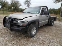2001 CHEVROLET 2500HD DURAMAX (NEEDS INJECTORS) (VIN # 1GCHK24161E337823) (UNKNOWN MILES, UP TO BUYE